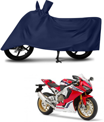 Mdstar Waterproof Two Wheeler Cover for Honda(CBR 1000RR, Blue)