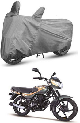 MMSSTAR Waterproof Two Wheeler Cover for Bajaj(CT110, Grey)
