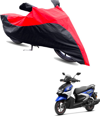 Motodreka Two Wheeler Cover for Yamaha(Cygnus Ray ZR BS6, Red, Black)