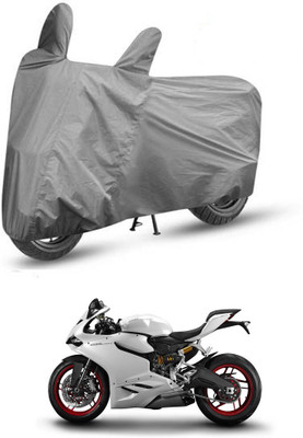 DeepShakshi AUTOMOTIVE Waterproof Two Wheeler Cover for Ducati(899 Panigale, Grey)