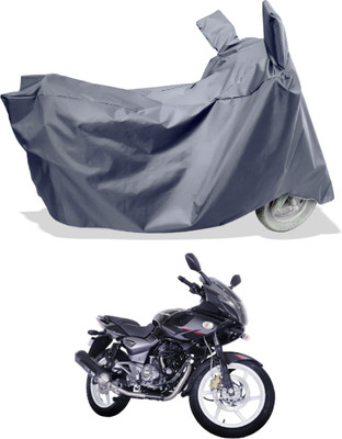 Amexride Two Wheeler Cover for Bajaj(Pulsar 220 DTS-i, Grey)