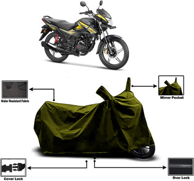 Amexride Two Wheeler Cover for Honda(CB, Green)