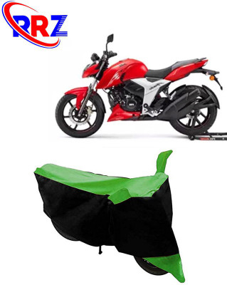 RRZ Waterproof Two Wheeler Cover for TVS(Apache, Black, Green)