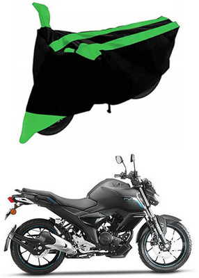 MMSSTAR Waterproof Two Wheeler Cover for Yamaha(FZ-S FI, Green, Black)