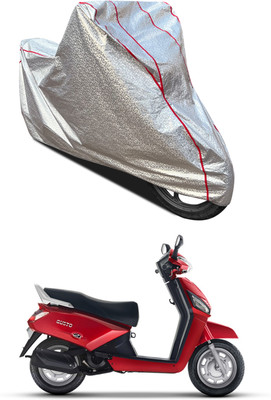 PAGORA Waterproof Two Wheeler Cover for Mahindra(Gusto 125 BS6, Silver)