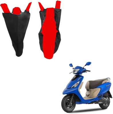 RiderShine Waterproof Two Wheeler Cover for TVS(Zest, Black, Red)