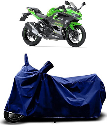 VESMEI Two Wheeler Cover for Kawasaki(Ninja 250, Blue)
