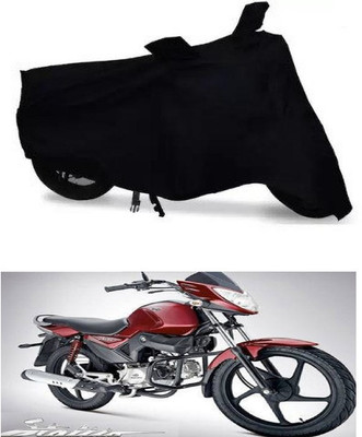 THE REAL ARV Waterproof Two Wheeler Cover for Mahindra(Stallio, Black)