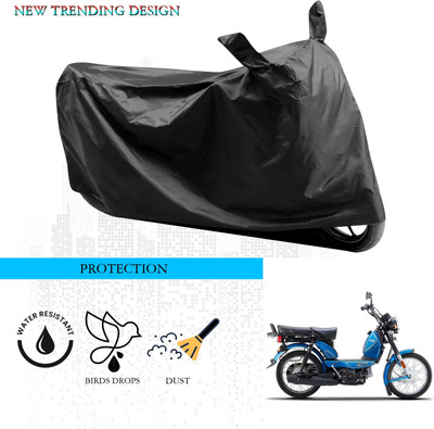 SnehaSales Waterproof Two Wheeler Cover for TVS(Heavy Duty, Black)