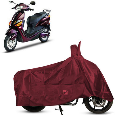 EGAL Waterproof Two Wheeler Cover for Hero(Electric Optima Plus BS6, Maroon)