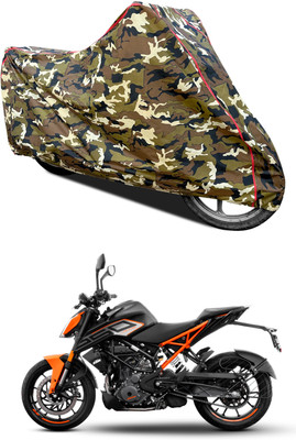AutoGalaxy Waterproof Two Wheeler Cover for KTM(250 Duke, Yellow)