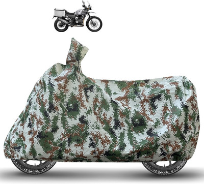 Caronix Waterproof Two Wheeler Cover for Royal Enfield(Himalayan, Green)