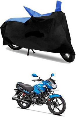 MMSSTAR Waterproof Two Wheeler Cover for Hero(Blue, Black)
