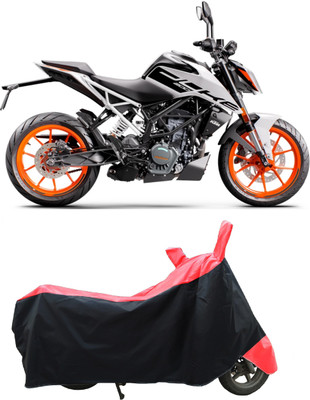 Coxtor Two Wheeler Cover for KTM(200 Duke BS6, Red)