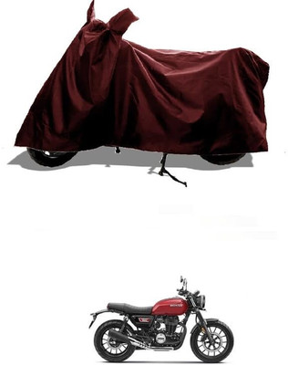 KEDIT Two Wheeler Cover for Honda(Hness CB350, Maroon)