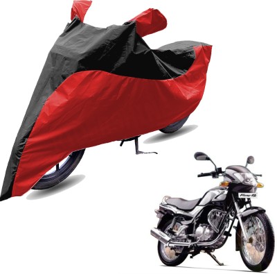 RiderShine Two Wheeler Cover for TVS(Fiero F2, Red, Black)