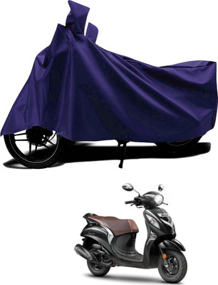AASHTIK MART Waterproof Two Wheeler Cover for Yamaha(Fascino, Blue)