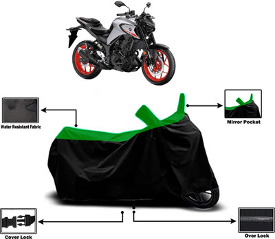 Amexride Two Wheeler Cover for Yamaha(MT 03, Green)