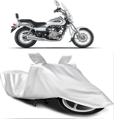 BHAGAT JI TRADER Waterproof Two Wheeler Cover for Bajaj(Silver)