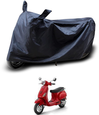 KEDIT Two Wheeler Cover for Vespa(Vespa LX, Black)