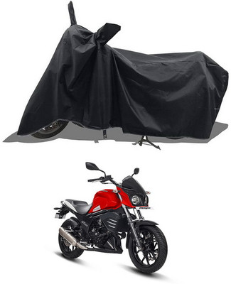 PAGORA Waterproof Two Wheeler Cover for Mahindra(Mojo UT 300, Black)