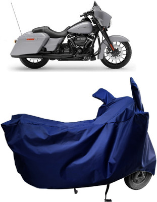 Amexride Two Wheeler Cover for Harley Davidson(Street Glide Special, Blue)