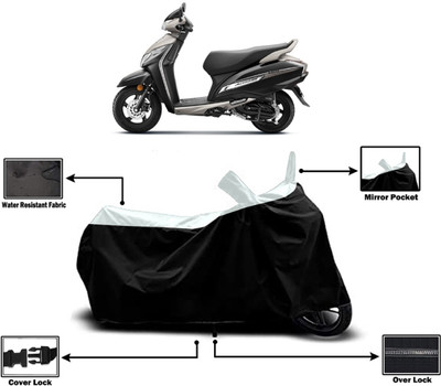 Amexride Two Wheeler Cover for Honda(Activa 125, White)
