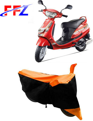 FFZ Waterproof Two Wheeler Cover for Mahindra(Duro 125, Black, Orange)