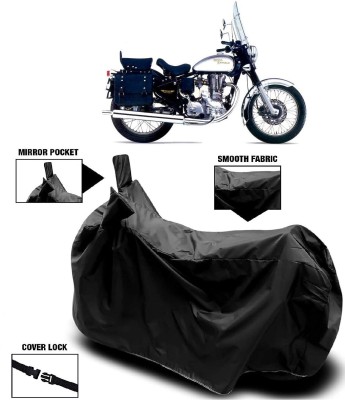 MMSSTAR Waterproof Two Wheeler Cover for Royal Enfield(Machismo 350, Black)