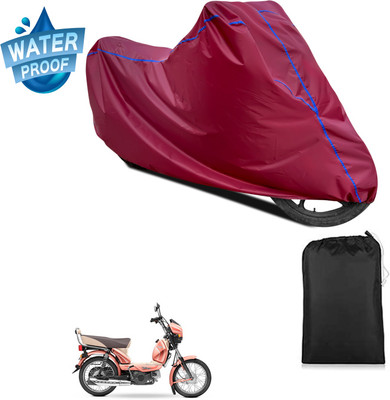 PAGORA Waterproof Two Wheeler Cover for TVS(XL 100, Maroon)