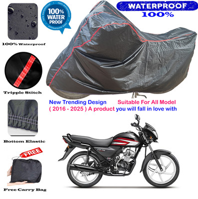 AutoGalaxy Waterproof Two Wheeler Cover for Honda(Dream Neo, Black, Red)