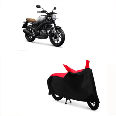 Autohug Waterproof Two Wheeler Cover for Yamaha(XSR155, Black, Red)