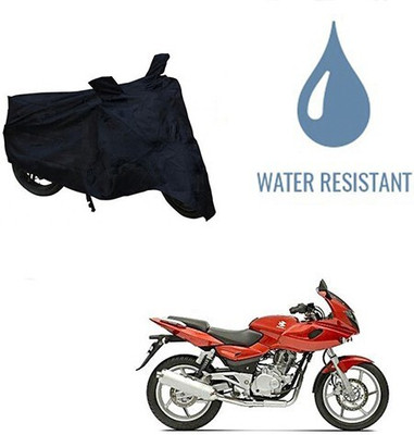 DeepShakshi AUTOMOTIVE Waterproof Two Wheeler Cover for Bajaj(Pulsar 220 DTS-i, Black)