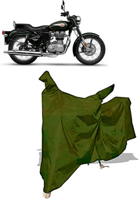 Amexride Two Wheeler Cover for Royal Enfield(Standardv, Maroon)