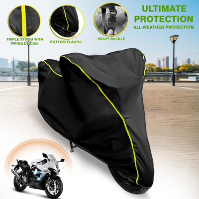 GARREGE Waterproof Two Wheeler Cover for Hyosung(GT250R, Black)