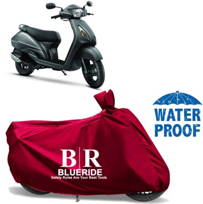 BLUERIDE Two Wheeler Cover for TVS(Jupiter, Maroon)