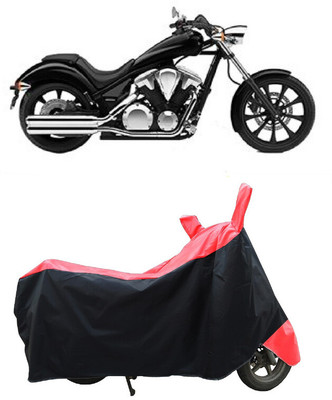 Coxtor Waterproof Two Wheeler Cover for Honda(VT 1300CX, Red)