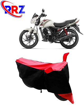 RRZ Waterproof Two Wheeler Cover for Suzuki(Sling Shot Plus, Black, Red)