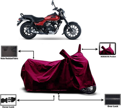 KEDIT Two Wheeler Cover for Universal For Bike(Avenger Street 160, Maroon)