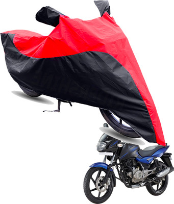 FurniGully Two Wheeler Cover for Bajaj(Pulsar 150 DTS-i, Red, Black)