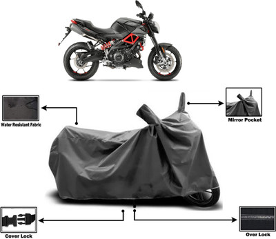 Amexride Two Wheeler Cover for Aprilia(Shiver 900 BS6, Grey)