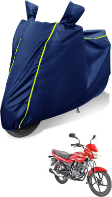 Auto Hub Waterproof Two Wheeler Cover for Bajaj(Platina 100 DTS-i, Blue)