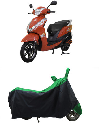 Coxtor Waterproof Two Wheeler Cover for Ampere(Magnus BS6, Green)