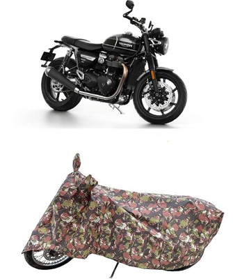Coxtor Waterproof Two Wheeler Cover for Triumph(Speed Twin, Multicolor)