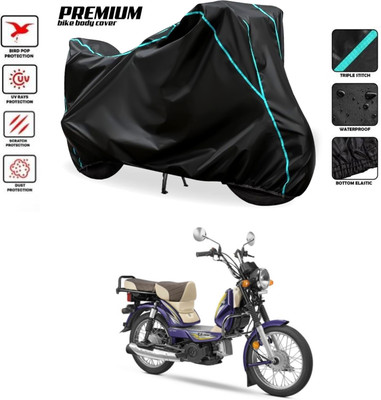 PAGORA Waterproof Two Wheeler Cover for TVS(XL 100 Comfort BS6, Black)