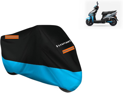 Horseyaart Waterproof Two Wheeler Cover for Techo Electra(Raptor, Blue)