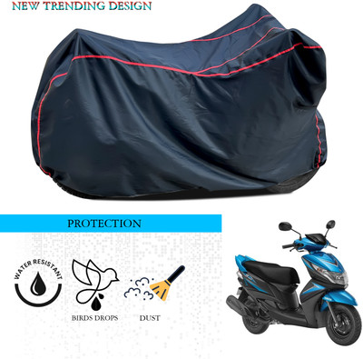ANTHUB Waterproof Two Wheeler Cover for Yamaha(Ray Z, Black)