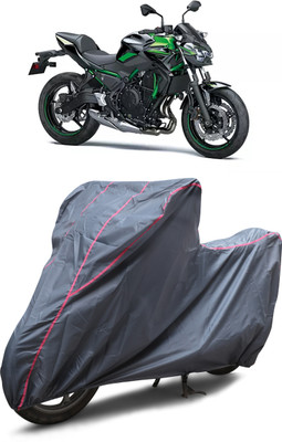 GGK RANTAL Waterproof Two Wheeler Cover for Kawasaki(Z650, Grey)