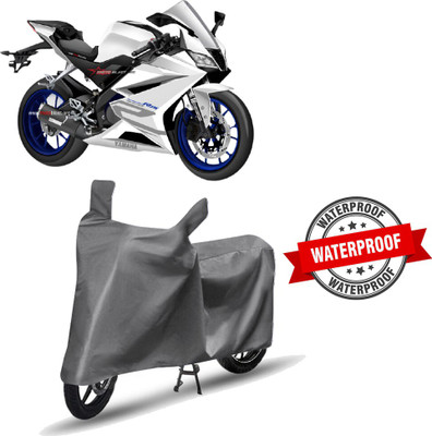 THE REAL ARV Two Wheeler Cover for Yamaha(YZF R15 V3.0, Grey)