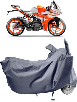 Amexride Two Wheeler Cover for KTM(RC 200 BS6, Grey)